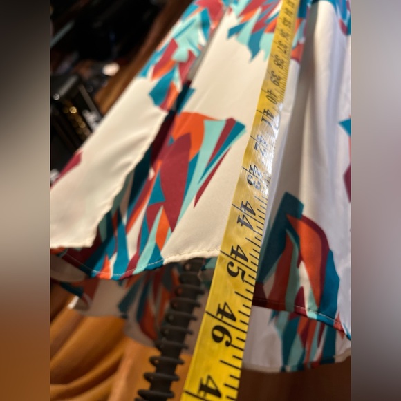 Everly faux wrap, maxi dress size L - Picture 4 of 7